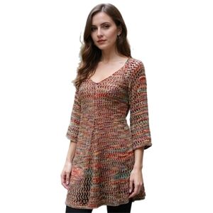 United States Sweaters Vintage Rainbow Overlay Top